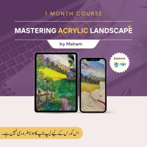 Mastering acrylic Landscape By Maham