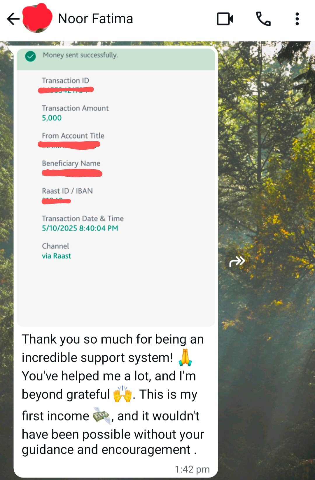 Student review